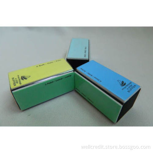 Professional Four-way Fluorescence Color Nail Buffer
